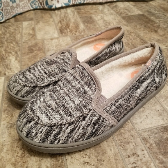 roxy wool slip on shoes